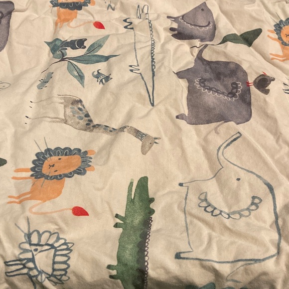 Sweet Animal Baby Bedding | Crib Bedding | Pottery Barn Kids Pottery Barn Kids Jungle Animal Full Crib Sheet - Set of Two